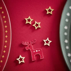 Décoration de table forme étoile dorée 20 pièces