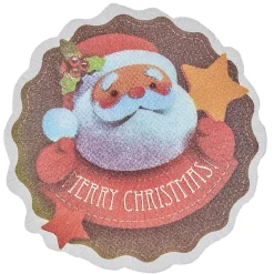 Décoration noël de fenêtre lumineuse 1LED, pvc