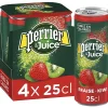 Eau gazeuse Perrier fraise kiwi - 4x25 cl