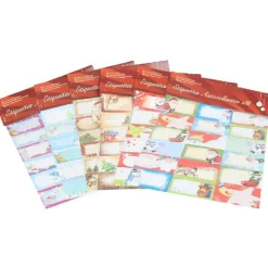 Etiquettes autocollantes de Noël X18