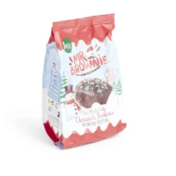 Gâteau brownie chocolat belge Noël sachet individuel 200gr