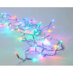 Guirlande électrique 100 led multicolores L. 3,96 m