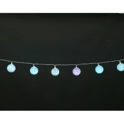 Guirlande électrique boules disco multicolores 1.42 m