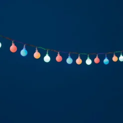 Guirlande électrique boule blanche 0,95 m