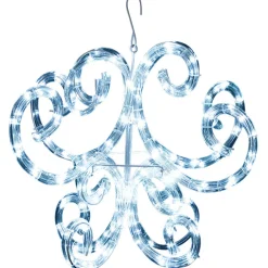 Guirlande électrique design lustre blanc fixe