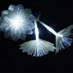 Guirlande électrique fleur blanc chaud fixe 1,9 m