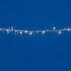 Guirlande électrique glaçon blanc fixe 1,7 m