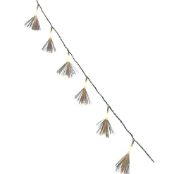 Guirlande électrique intérieure fibre optique 10 LED fixe 1,26 m