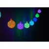Guirlande électrique intérieure boules multicolores 8 LED fixe 1,75 m