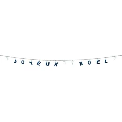 Guirlande électrique Joyeux Noël blanc 1,8 m