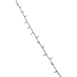 Guirlande électrique musicale bleue clignotante 4,7 m