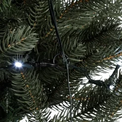 Guirlande électrique pour sapin de Noël h.2,1 m blanc