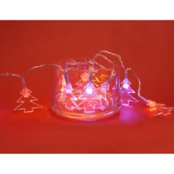 Guirlande électrique sapins multicolores 1 m