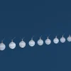 Guirlande électrique solaire boules blanches 5,7 m
