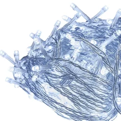 Guirlande électrique solaire 200 LED 19,9m d'éclairage multicolore