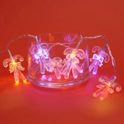 Guirlande électrique sucres orges multicolores 1 m