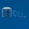 Guirlande électrique tube bleu clignotant 12 m