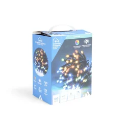 Guirlande lumineuse extérieur 700LED cluster multicolore 14m