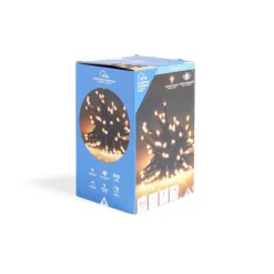Guirlande lumineuse extérieur 200LED cluster blanc chaud 4m