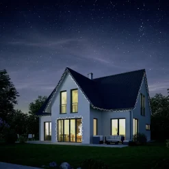 Guirlande lumineuse extérieur 600LED blanc froid 44,9m