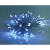 Guirlande lumineuse solaire 50LED bleu et blanc froid L.4,9 m