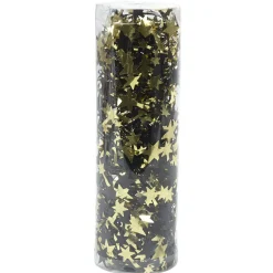 Guirlande étoiles de Noël doré et noir 10 m