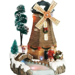 Moulin à vent NOEl musical et animé