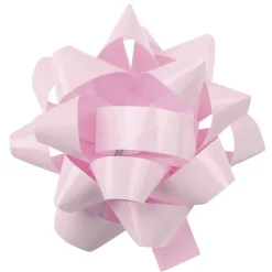 Noeud pour emballage cadeau rose et violet x12