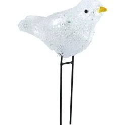 Oiseau lumineux à planter 7 led déco Noël