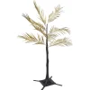 Palmier lumineux 96 MicroLED blanc chaud H100 cm