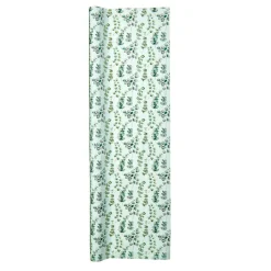 Papier cadeau Noël Wintergarden motif feuillage vert