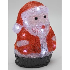 Petit Père Noël debout lumineux