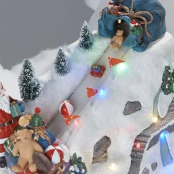 Piste de neige lumineuse musicale et animée 10 LED