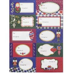 Planche sticker de Noël x10