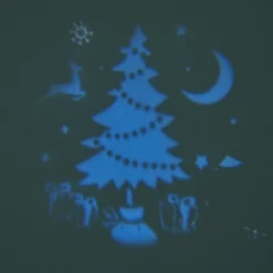 Projecteur extérieur LED solaire Noël motifs animés