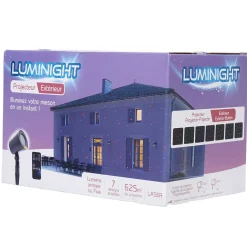 Projecteur laser point rouge vert et bleu animé ou fixe