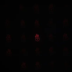 Projecteur lazer 15 designs multicolores Noël flocons