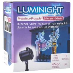 Projecteur Père Noël animé extérieur 36 LED