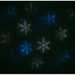 Projecteur Solaire motif flocon de neige LED Animé bleu blanc