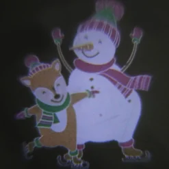 Projecteur solaire Noël animé 2 LED