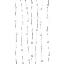 Rideau flocons lumineux H. 100 cm