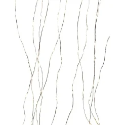 Rideau lumineux 12 descentes 180 micro LED blanc chaud fixe