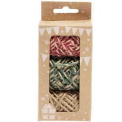 Rouleau corde jute emballage cadeau 10m x3