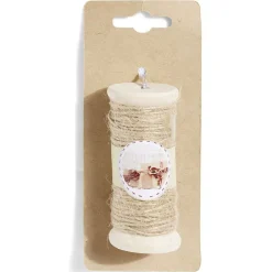 Rouleau fil de jute marron 15m