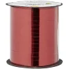 Ruban bolduc métallique rouge doré ou argenté 182 mètres