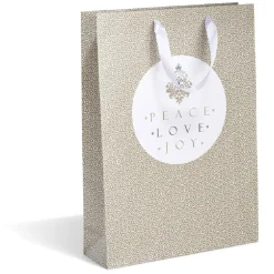 Sac à cadeau grand format or ou noir