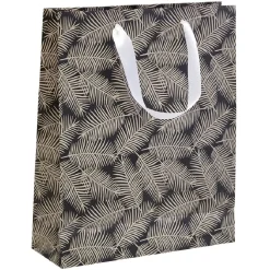 Sac cadeau motif doré taille M