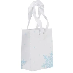 Sac cadeau motif flocon petit modèle