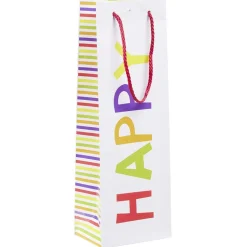 Sac cadeau motif tropical petit modèle L30xH40cm