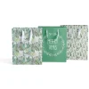 Sac cadeau moyen format, jardin hiver, papier